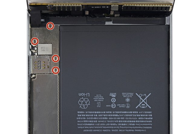آموزش تعویض باتری apple ipad mini 4-53
